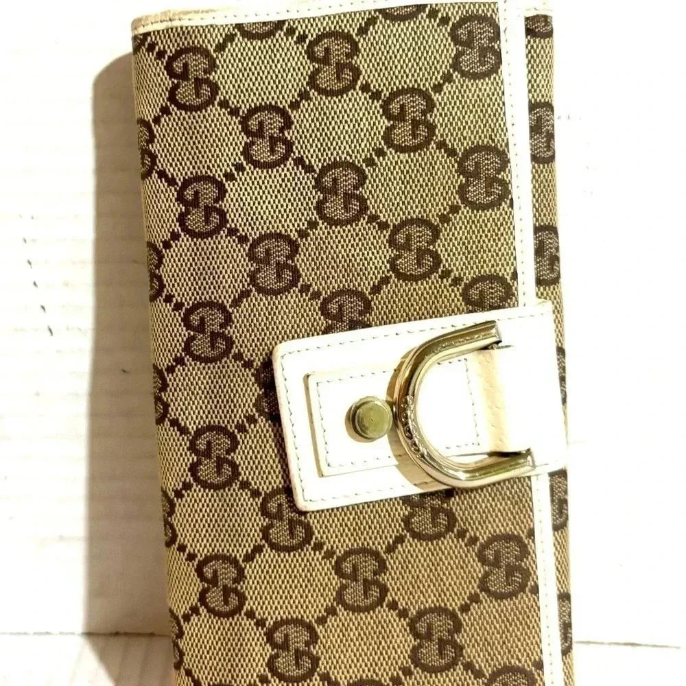 Gucci GG Canvas leather wallet - Picture 3 of 10
